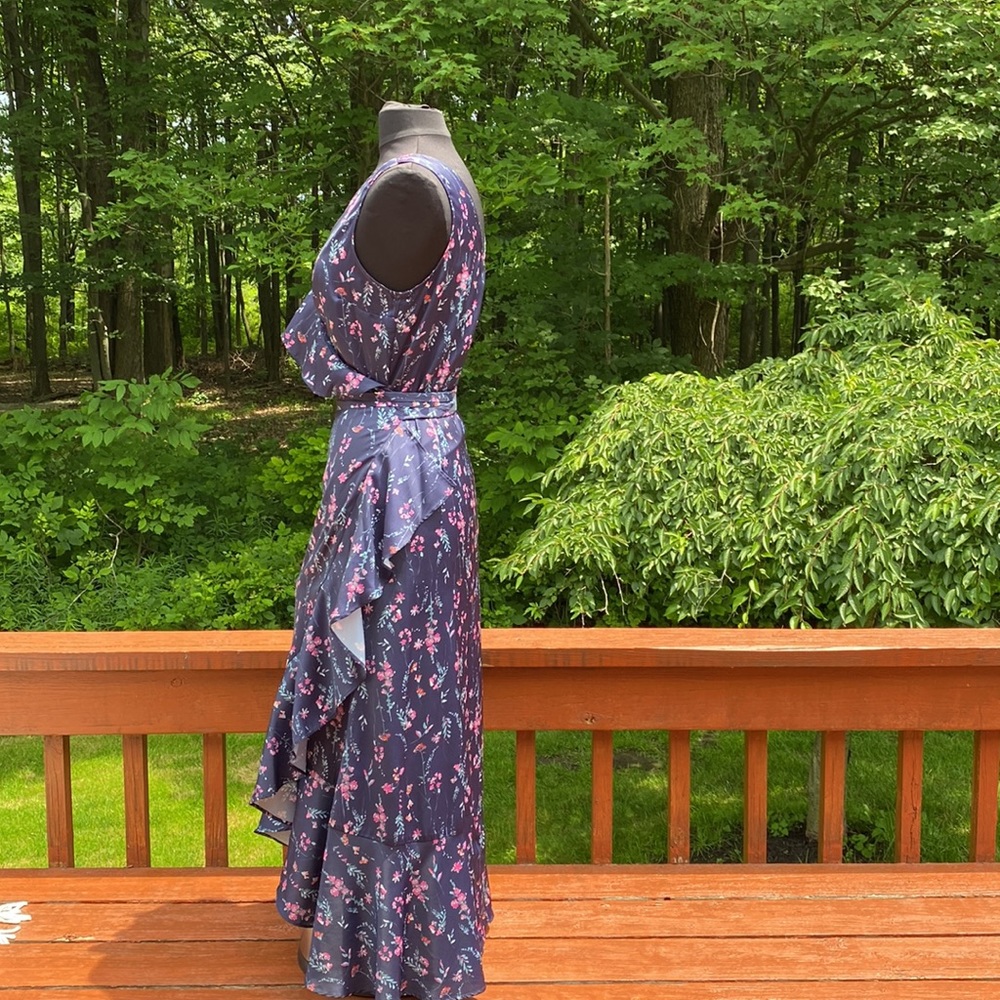NWT Ava and Aiden wrap dress, looks good on, see measurements in photos below. - Picture 2 of 9